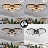 Fombillou Plafondlamp LED Zwart, 1-licht