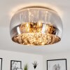 Belleguette Plafondlamp Zilver, 5-lichts