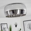 Belleguette Plafondlamp Zilver, 5-lichts