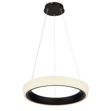 Globo TABANO Hanger LED Zwart, 1-licht, Afstandsbediening