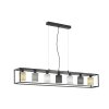 Fischer & Honsel Isko Hanglamp Zwart, 7-lichts