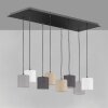 Fischer & Honsel Isko Hanglamp Zwart, 8-lichts