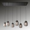 Fischer & Honsel Regi Hanglamp Zwart, 6-lichts