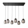 Fischer & Honsel Regi Hanglamp Zwart, 6-lichts