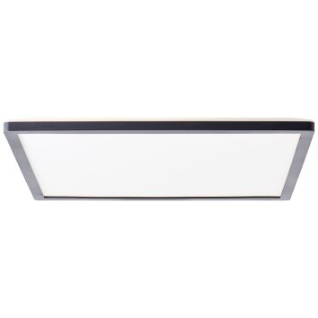 Brilliant Milton Plafondpaneel LED Zwart, 1-licht