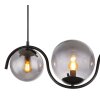 Globo PORRY Hanger Zwart, 3-lichts