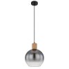 Globo MOITAS Hanger houtlook, Zwart, 1-licht