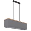 Globo OSSI Hanger houtlook, Zwart, 4-lichts