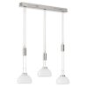 Fischer & Honsel Avignon Hanglamp LED Nikkel mat, 3-lichts