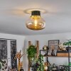 Arge Plafondlamp Groen, Marmer kleur, Messing, Wit, 1-licht