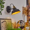 Llanage Muurlamp Zwart, Wit, 1-licht