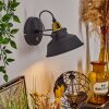 Llanage Muurlamp Zwart, Wit, 1-licht