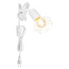 Globo XARA Klemlamp Wit, 1-licht