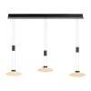 Paul Neuhaus LAUTADA Hanglamp LED Zwart, 3-lichts