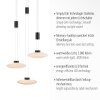 Paul Neuhaus LAUTADA Hanglamp LED Zwart, 3-lichts