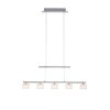 Paul Neuhaus HYDRA Hanglamp LED Staal geborsteld, 5-lichts