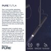 Paul Neuhaus PURE-TUTUA Plafondlamp LED Zwart, 2-lichts