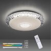 Leuchten-Direkt LUCCA Plafondlamp LED Wit, 1-licht, Afstandsbediening