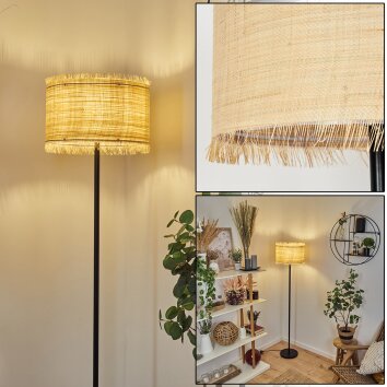 Chenevrey Staande lamp Zwart, 1-licht