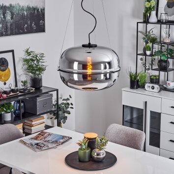 Feiro Hanglamp Zwart, 1-licht