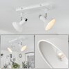 Vouzy Plafondlamp Wit, 2-lichts