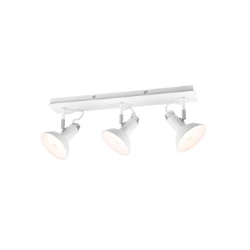 Trio Roxie Plafondlamp Wit, 3-lichts