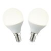 Globo set van 2 LED E14 4,9 Watt 470 Lumen 4000 Kelvin