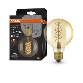 OSRAM Vintage 1906® LED E27 4,8 watt 2200 kelvin 420 lumen