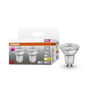 OSRAM LED SUPERSTAR Set van 2 LED GU10 3,4 watt 2700 kelvin 230 lumen