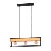 Eglo LIBERTAD Hanglamp Natuurlijke kleuren, Zwart, 3-lichts