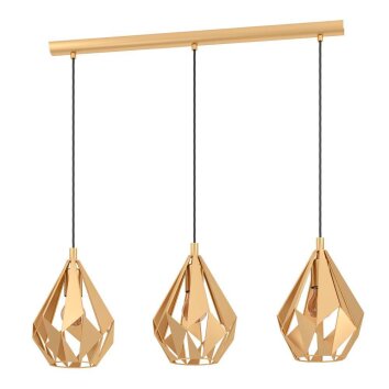 Eglo CARLTON Hanger Goud, 3-lichts