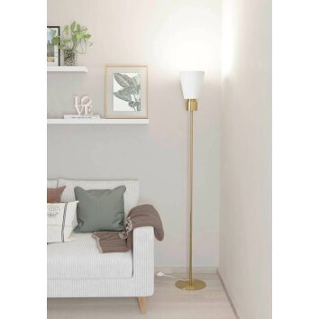 Eglo AGLIENTINA Staande lamp Messing, 1-licht