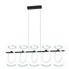 Eglo CARANACOA Hanger LED Zwart, 5-lichts