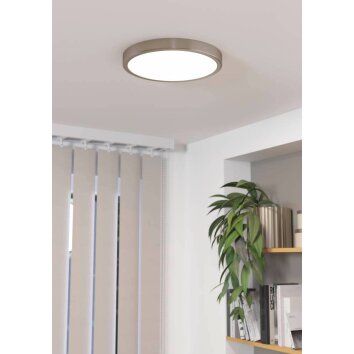 Eglo FUEVA Plafondlamp LED Nikkel mat, 1-licht