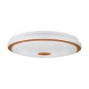 Eglo LANCIANO Plafondlamp LED Bruin, Wit, 1-licht, Afstandsbediening