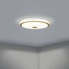 Eglo LANCIANO Plafondlamp LED Bruin, Wit, 1-licht, Afstandsbediening