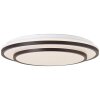 Brilliant Luciano Plafondlamp LED Zwart, Wit, 1-licht, Afstandsbediening