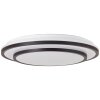 Brilliant Luciano Plafondlamp LED Zwart, Wit, 1-licht, Afstandsbediening