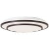 Brilliant Luciano Plafondlamp LED Zwart, Wit, 1-licht, Afstandsbediening