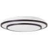 Brilliant Luciano Plafondlamp LED Zwart, Wit, 1-licht, Afstandsbediening