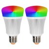 Candal E27 LED RGB 11 Watt 2200-6500 Kelvin 806 Lumen Set van 2 met afstandsbediening