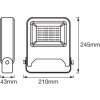 LEDvance ENDURA® FLOOD Tuinspot Antraciet, 1-licht