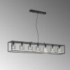 Fischer & Honsel Iska Hanglamp Zwart, 7-lichts