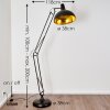 Sharif Staande lamp Zwart, 1-licht