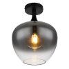 Globo MAXY Plafondlamp Zwart, 1-licht