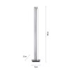 Paul Neuhaus PURE-LINES Staande lamp LED Aluminium, 1-licht, Afstandsbediening