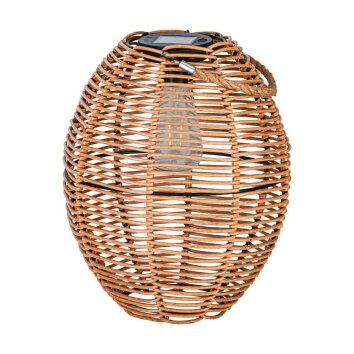 Eglo Z_SOLAR Tafellamp voor buiten LED Bruin, 2-lichts