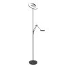 Steinhauer Soleil Uplighter LED Zwart, 2-lichts