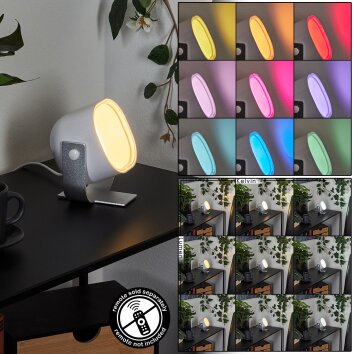 iDual Lilas Tafellamp LED Zilver, 1-licht, Kleurwisselaar