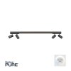 Paul Neuhaus PURE-LINES Plafondlamp LED Antraciet, 1-licht, Afstandsbediening